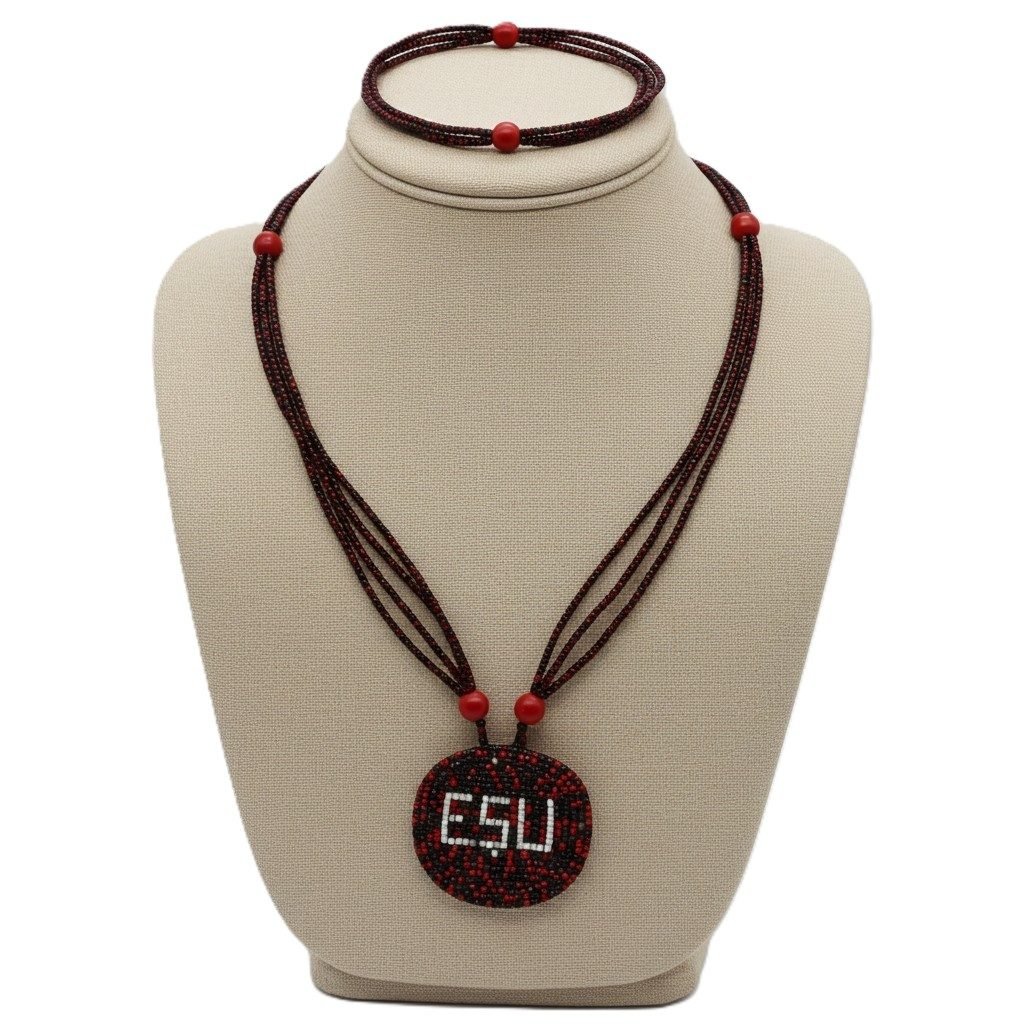 Consecrated Èṣù (Eshu/Esu) Beads (Ileke & Ide) – Sacred Èṣù Protection Necklace & Bracelet - Image 2