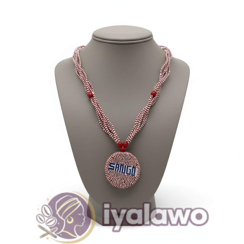 Consecrated Ṣàngó (Shango) Beads (Ileke & Ide) – Sacred Ṣàngó Protection Necklace & Bracelet - Image 2