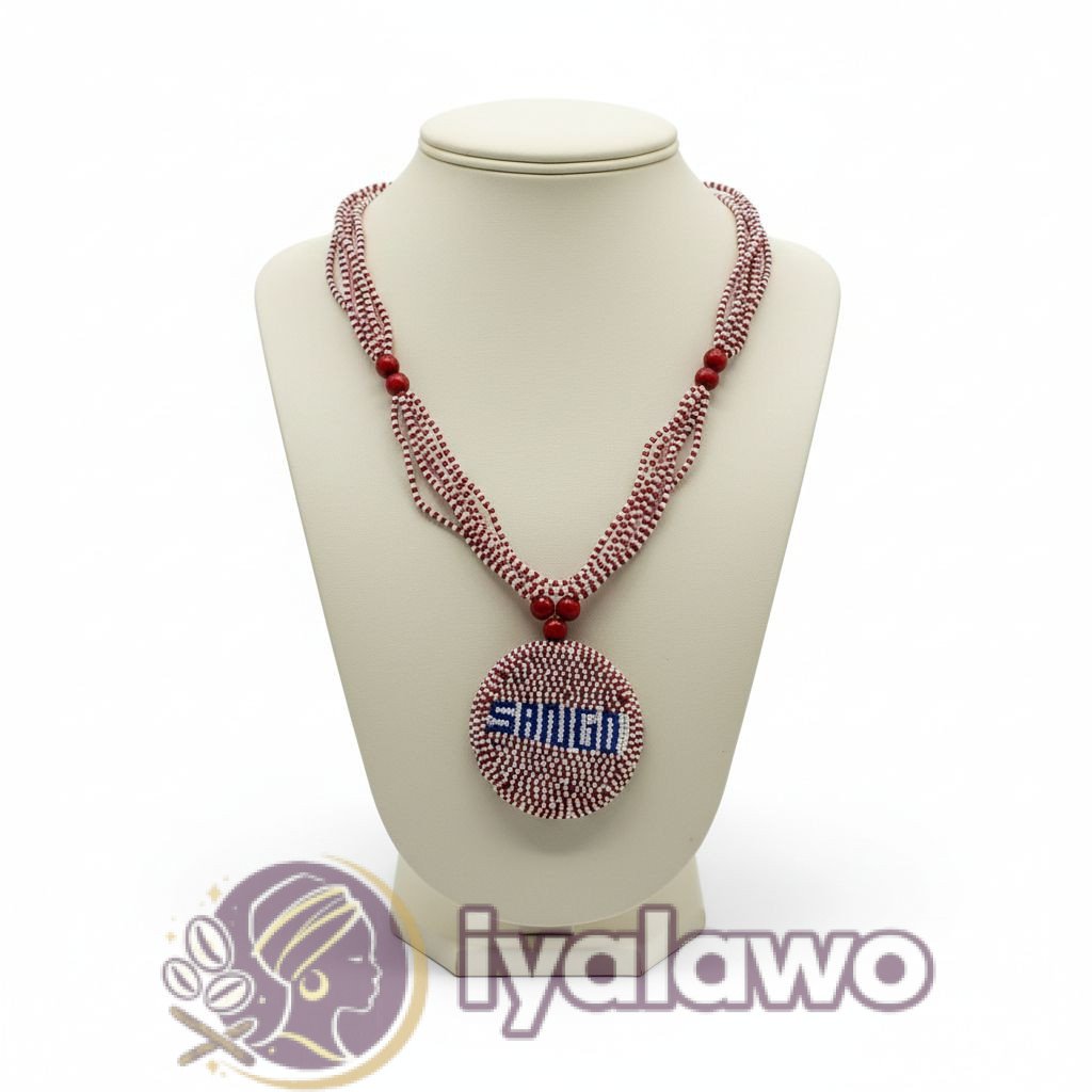 Consecrated Ṣàngó (Shango) Beads (Ileke & Ide) – Sacred Ṣàngó Protection Necklace & Bracelet - Image 3